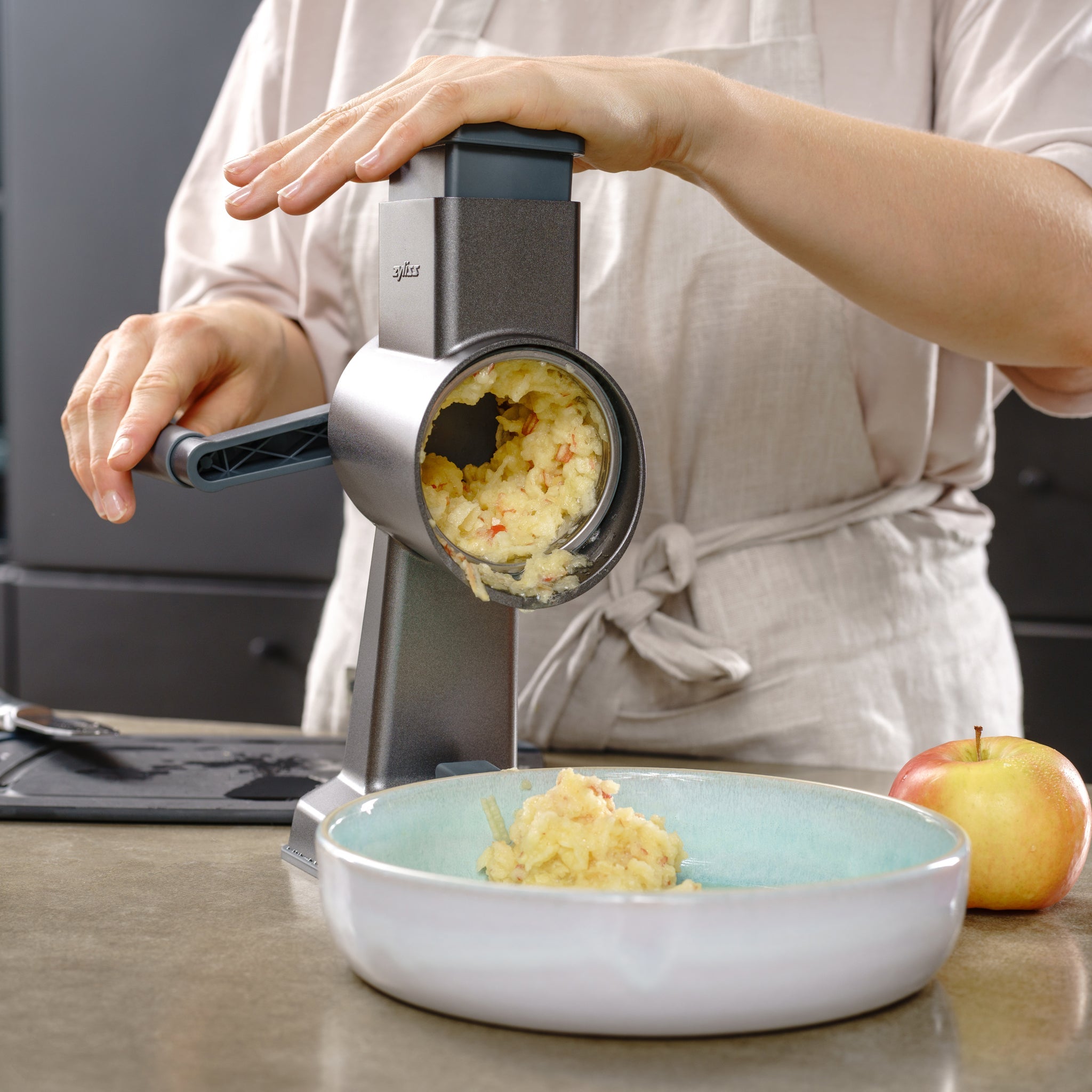 Zyliss Gourmet Drum Grater - Precision Kitchen Grating Tool