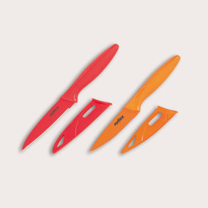 Zyliss 2 Piece Paring Knife Set with Sheath Covers