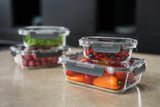 Zyliss 4 Piece Glass Storage Container Set