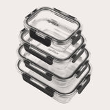 Zyliss 4 Piece Glass Storage Container Set